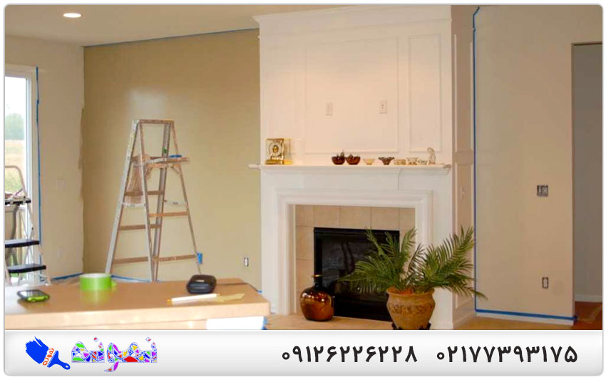 نقاشی ساختمان غرب تهران